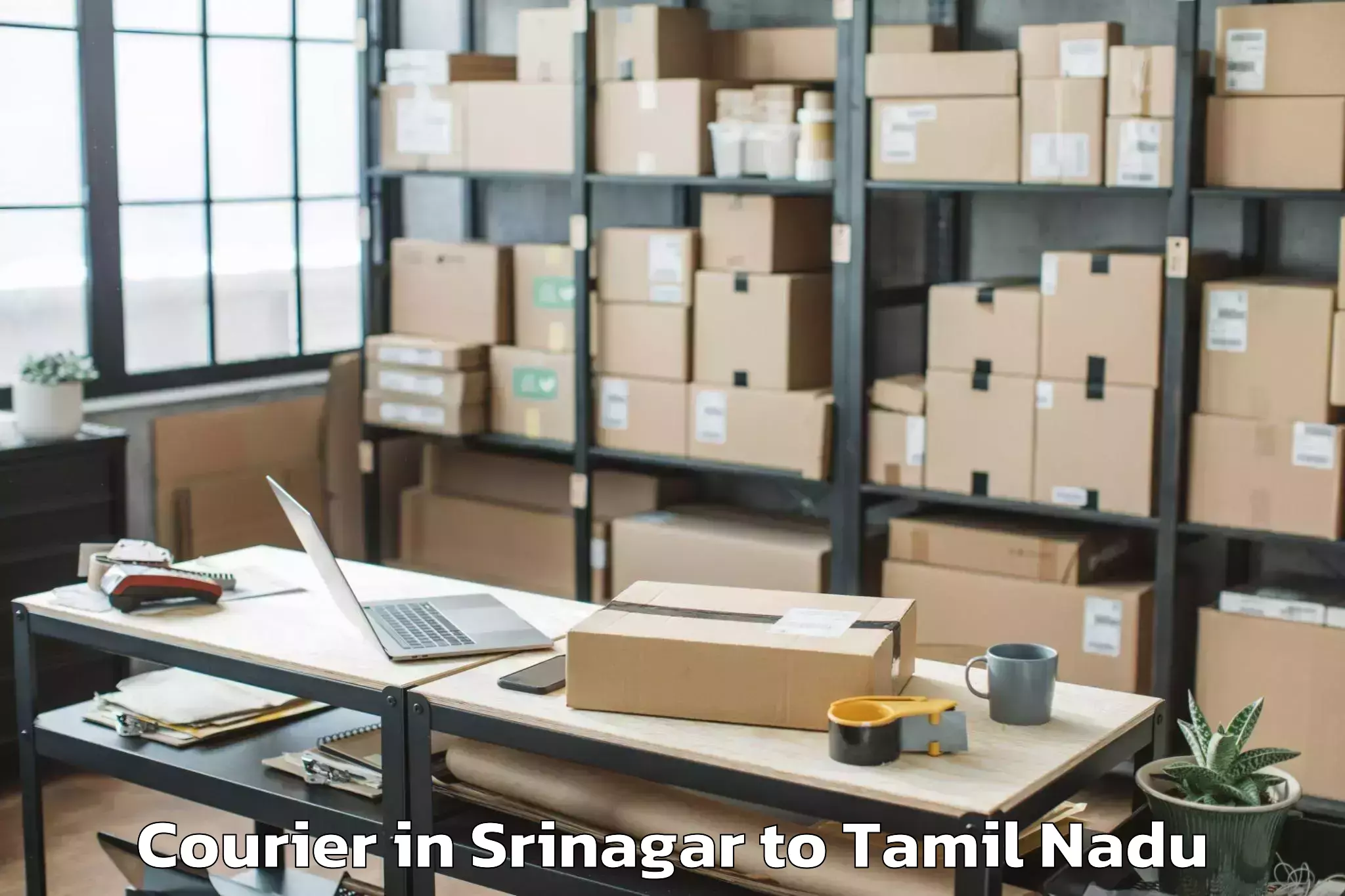 Hassle-Free Srinagar to Kamarajar Port Courier